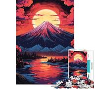 Puzzles pour Adolescents 1000 pièces Superbe Puzzle de Montagne pour Adultes Jeu Manuel Défi Difficile Activités Amusantes à la Maison (Dimensions 38x52cm)