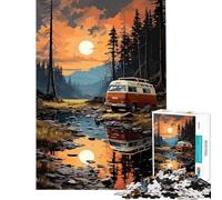 Puzzles pour Adolescents 1000 pièces sur Le thème de la Nature et du Voyage Puzzles pour Adultes Décoration Murale Loisirs et divertissements à la Maison (Dimensions 38x26cm)