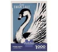 Puzzles pour Adolescents 1000 Pièces Swan Lake Ballet Puzzle pour Adolescents Analyse Et Logique Difficile Et Stimulant Un pour Les Jeux 70x50cm/1000pcs