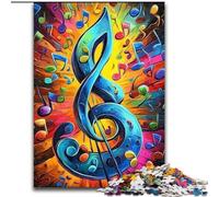Puzzles pour Adolescents 1000 pièces Symboles musicaux, Jouets éducatifs, Jeux Anti-Stress, Superbes Cadeaux et Jouets (Taille 26x38cm)