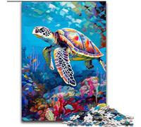 Puzzles pour Adolescents 1000 pièces Symphonie de Tortues Marines, Jouets Anti-Stress, Cadeaux d'anniversaire et Cadeaux Uniques pour Les 14 Ans et Plus (Taille 26x38cm)