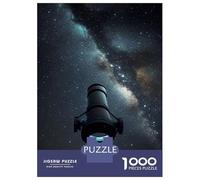 Puzzles pour Adolescents 1000 Pièces Telescope Night Sky Puzzles pour Adultes, Jouets À Monter Soi-même, Analyse Et Logique, Activités Ludiques À La Maison, 38x26cm/1000pcs