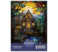 Puzzles pour Adolescents 1000 Pièces The Forest Home Puzzles pour Adultes - Décoration Murale - Jeu D'analyse Et De Logique - Cadeau Stimulant 70x50cm/1000pcs