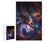 Puzzles pour adolescents 1000 pièces The Rainbow Elder Dragon Puzzles pour adultes Jouets Décoration murale Vacances à la maison Réduction du stress Cadeaux 1000 pièces