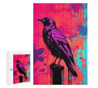 Puzzles pour adolescents 1000 pièces The Raven Abstract Art Puzzle Décoration murale Décoration de la maison Anniversaire unique 1000 pièces
