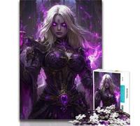 Puzzles pour Adolescents 1000 pièces, thème féminin Sombre, activité familiale Amusante à la Maison, Cadeau d'anniversaire, Cadeau de Voyage (Taille 75x50cm)