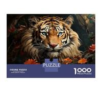 Puzzles pour Adolescents - 1000 Pièces Tiger Wall Art Print-13 Puzzles pour Adolescents - Idéal pour S'amuser en Famille - Cadeau Original pour Un Anniversaire Ou Noël 38x26cm/1000pcs