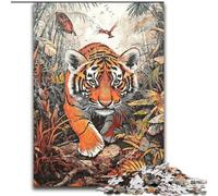 Puzzles pour Adolescents 1000 pièces Tigre d'automne, éducatifs et éducatifs, idéal comme Cadeau pour Toute la Famille (Taille 26x38cm)