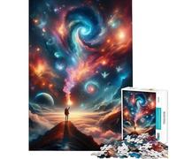 Puzzles pour Adolescents 1000 pièces Touching The Cosmos Jeux relaxants Jeux éducatifs et éducatifs Cadeaux de Noël Secret Découpe de précision (Dimensions 50x75cm)