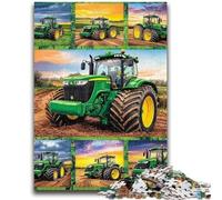 Puzzles pour Adolescents 1000 pièces Tracteur agricole pour et à partir de 14 Ans Jouets de Jeu Car C'est idéal comme Cadeau pour Toute la Famille 38x26cm