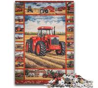 Puzzles pour Adolescents 1000 pièces Tracteur agricole Soulagement du Stress Défi Difficile Convient pour la décoration de Bureau 50x75cm