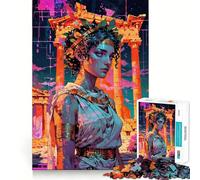 Puzzles pour Adolescents 1000 pièces Tyche︰ L'Oracle de la Fortune Jeu créatif et Amusant pour se détendre et s'amuser Cadeau Artistique de Noël (50x75cm)