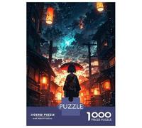 Puzzles pour Adolescents 1000 Pièces Umbrella Anime Girl Cosmo Puzzles pour Adolescents, Jouet, Décoration Murale, Décoration Intérieure, Interaction Parent-Enfant 38x26cm/1000pcs