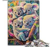 Puzzles pour Adolescents 1000 pièces Un Groupe de Paresseux, Chaque pièce est Unique - Jeu Familial Stimulant et Amusant pour Les 14 Ans (Taille 26x38cm)