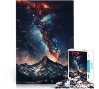 Puzzles pour Adolescents 1000 pièces Une Vue sur la Montagne de la Galaxie Défi Difficile Décoration d'intérieur 38x26cm