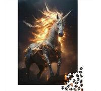 Puzzles pour Adolescents 1000 Pièces Unicorn Horse Statue Decorative Puzzle pour Adolescents Analyse Et Logique Difficile Et Stimulant Un pour Les Jeux 38x26cm/1000pcs