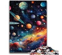 Puzzles pour Adolescents 1000 pièces, Univers coloré, Jeu éducatif Familial, idéal pour la décoration de Bureau (26x38cm)