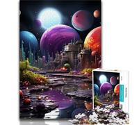 Puzzles pour Adolescents 1000 pièces Univers coloré, Jeu Familial éducatif, décoration Murale, Cadeaux d'anniversaire et de Noël Uniques (75x50cm)