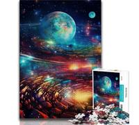 Puzzles pour Adolescents 1000 pièces Univers coloré Puzzle pour Adolescents, Jeux éducatifs Décoration d'intérieur Cadeau d'anniversaire, Cadeaux, Art Mural (Taille 75x50cm)