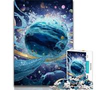 Puzzles pour Adolescents 1000 pièces Univers Galaxie Puzzles pour Adolescents, Jeux éducatifs Décoration Murale Cadeaux d'anniversaire et de Noël Uniques (Taille 75x50cm)
