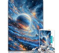 Puzzles pour Adolescents 1000 pièces Univers Planète, Jeu Stimulant et Familial avec des pièces de Formes aléatoires entièrement emboîtables (38x26cm)