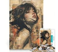Puzzles pour Adolescents 1000 pièces Urban Whispers Impossible Game Décoration d'intérieur Collection d'artistes Beaux-Arts 38x52cm