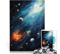 Puzzles pour Adolescents 1000 pièces Œuvre d'art Cosmos Jouets de Jeu pour Cadeau Familial Cadeaux du Père Noël Secret 38x26cm