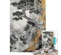 Puzzles pour Adolescents 1000 pièces Vagues en colère Puzzle pour Adultes Jeu de réflexion Jeu de détente pour Passer Le Temps Pendant Les Vacances Cadeaux Uniques d'anniversaire et de Noël (38x52cm)