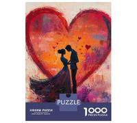 Puzzles pour Adolescents 1000 Pièces Valentines Day Love Puzzles pour Adolescents Jeux Relaxants Course De Vitesse Manuelle Est Idéal comme Cadeau 70x50cm/1000pcs