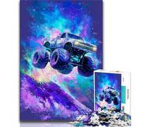 Puzzles pour Adolescents 1000 pièces Véhicule Tout-Terrain psychédélique, Anti-Stress, défi Difficile, Chaque pièce est Unique - Jeu Familial Stimulant et Amusant (75x50cm)
