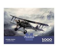 Puzzles pour Adolescents 1000 Pièces Vintage Airplane Wall Art Print-2 Puzzles pour Adolescents - Défi Difficile - Entraînez Votre Cerveau Et Vos Mains - Casse-tête - Jeux en Famille 70x50cm/1000pcs