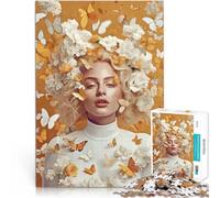 Puzzles pour Adolescents 1000 pièces Visage 32 Jouets addictifs pour Le défi de l'intelligence cérébrale Œuvre d'art 38x26cm