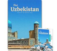 Puzzles pour Adolescents, 1000 pièces, Visite de l'Ouzbékistan, décoration Murale Artistique et idée Cadeau d'anniversaire pour Amis, Bureau à Domicile (75x50cm)