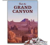 Puzzles pour Adolescents 1000 pièces Visitez Le Grand Canyon Jeux éducatifs Décoration d'intérieur Collection d'artistes, Beaux-Arts (26x38cm) 1000pcs