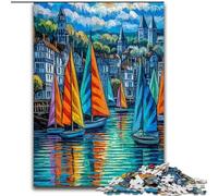 Puzzles pour Adolescents 1000 pièces Voiliers, Jouets éducatifs, idéal comme Cadeau pour Toute la Famille, à partir de 14 Ans (Taille 50x75cm)