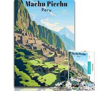 Puzzles pour Adolescents, 1000 pièces, Voyage au Machu Picchu, Pérou, Jouets éducatifs, Jeux familiaux, Anniversaires et Cadeaux Uniques (38x26cm)