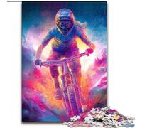 Puzzles pour Adolescents 1000 pièces VTT, Jeu Stimulant et Jeu Familial avec des pièces de Formes aléatoires entièrement emboîtables (Taille 50x75cm)