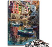 Puzzles pour Adolescents 1000 pièces Vue sur la Ville en Bord de mer Convient aux Personnes de 14 Ans et Plus Jeu éducatif Jouet de défi Cadeau pour Les Anniversaires 26x38cm
