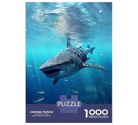 Puzzles pour Adolescents 1000 Pièces Whale Shark Water Puzzles pour Adolescents Jeux Relaxants Course De Vitesse Manuelle Est Idéal comme Cadeau 38x26cm/1000pcs