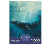 Puzzles pour Adolescents 1000 Pièces Whale Whispers Boy Dreams Puzzles pour Adultes - Décoration Murale - Jeu D'analyse Et De Logique - Cadeau Stimulant 70x50cm/1000pcs