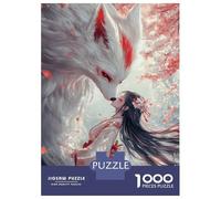 Puzzles pour Adolescents 1000 Pièces Whisper of The Fox Spirit Puzzles pour Adolescents, Jeu De Réflexion, Assemblage De Motifs, Cadeaux Uniques d'anniversaire Et De Noël 38x26cm/1000pcs