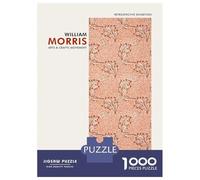 Puzzles pour Adolescents 1000 Pièces William Morris Arts & Crafts Puzzles pour Adolescents - Améliorez Votre Mémoire pour Un Anniversaire Ou Noël - Jeu Au Design Magnifique 52x38cm/1000pcs