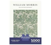 Puzzles pour Adolescents - 1000 Pièces William Morris Tulip Puzzles pour Adolescents - Idéal pour S'amuser en Famille - Cadeau Original pour Un Anniversaire Ou Noël 70x50cm/1000pcs