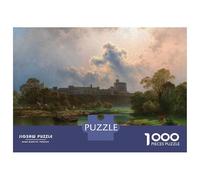Puzzles pour Adolescents 1000 Pièces Windsor Castle Landscape Puzzles pour Adultes Jeux Amusants pour S'amuser en Famille Idéal comme Cadeau 70x50cm/1000pcs