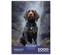 Puzzles pour Adolescents 1000 Pièces Wirehaired Pointing Griffo Puzzle Casse-tête Jeu De Réflexion Cadeaux pour Femmes Cadeaux De Noël Et d'anniversaire 70x50cm/1000pcs