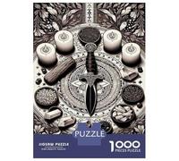 Puzzles pour Adolescents 1000 Pièces Witchcraft Supplies Kit for Beginners Puzzles pour Adultes Jeux Amusants Et Humoristiques Cadeaux De Noël Et d'anniversaire 38x26cm/1000pcs