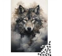 Puzzles pour Adolescents - 1000 Pièces Wolf Wall Art Print-17 Puzzles pour Adolescents - Idéal pour S'amuser en Famille - Cadeau Original pour Un Anniversaire Ou Noël 70x50cm/1000pcs