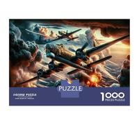 Puzzles pour Adolescents 1000 Pièces World War II Aircraft Puzzles pour Adolescents - Améliorez Votre Mémoire pour Un Anniversaire Ou Noël - Jeu Au Design Magnifique 38x26cm/1000pcs