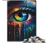 Puzzles pour Adolescents, 1000 pièces, Yeux colorés, éducatif, idéal comme Cadeau pour Toute la Famille (Taille 50x75cm)