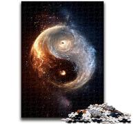 Puzzles pour Adolescents 1000 pièces Yin et Yang, Jeu Stimulant et éducatif en Famille pour Anniversaire, Noël 26x38cm